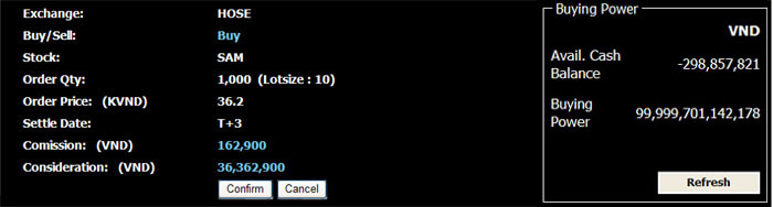 Order Confirmation